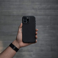 Pro Leather Case - iPhone 15 Pro Max - Black