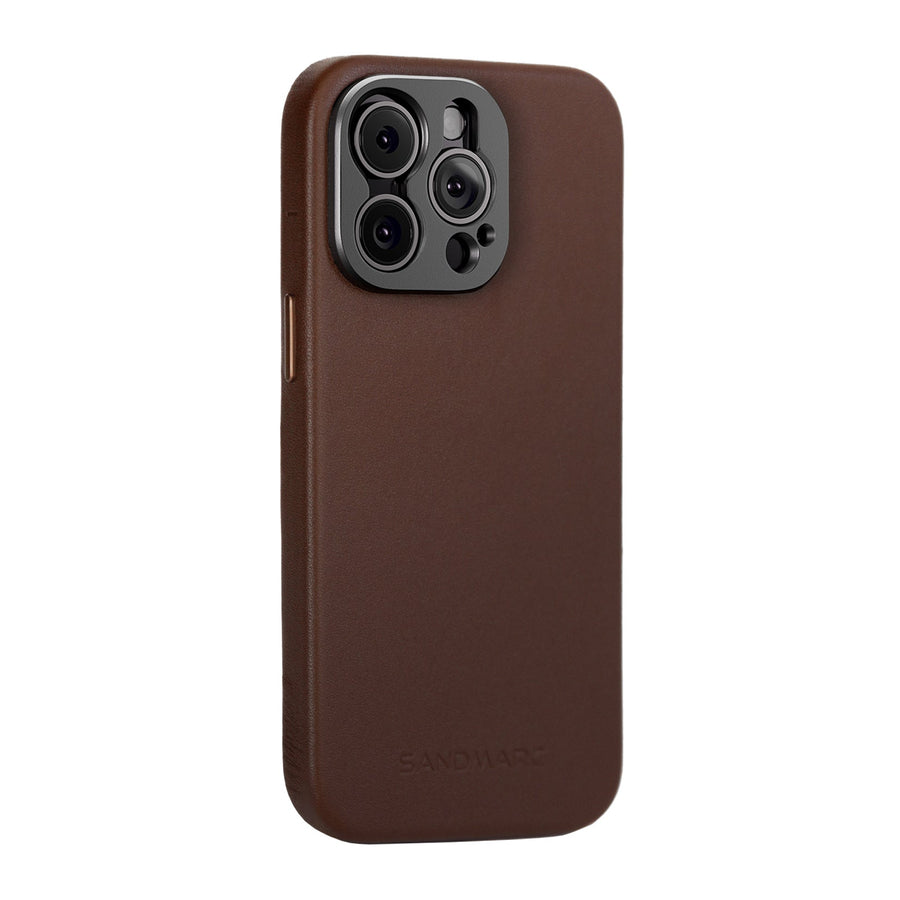 Pro Leather Case - iPhone 15 Pro Max - Brown