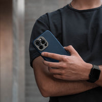Pro Leather Case - iPhone 15 Pro - Navy