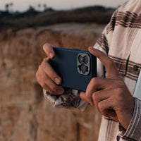Pro Leather Case - iPhone 15 Pro - Navy