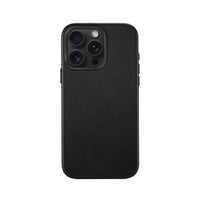 Minimal Leather Case - iPhone 16 Pro - Black