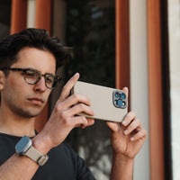 Pro Leather Case - iPhone 14 Pro - Sand