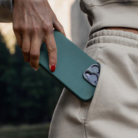 Pro Leather Case - iPhone 14 Pro Max (Magnet Enabled) - Teal