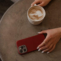 Pro Leather Case - iPhone 16 Pro Max - Red